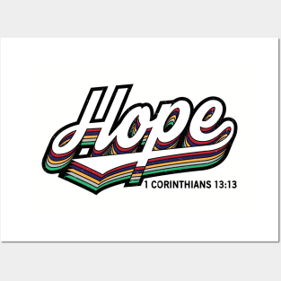 HOPE 1 Corinthians 13:13 Posters and Art